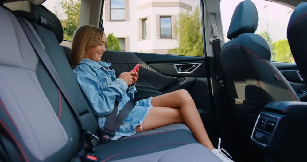 Transport d'enfant près de Crozet